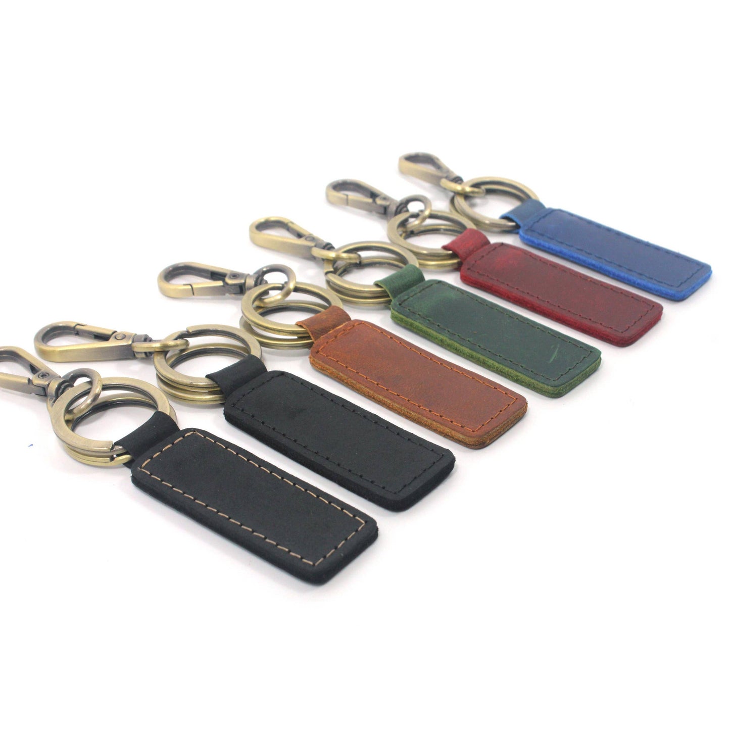 Leather Keychain, Geniune Leather Keychain