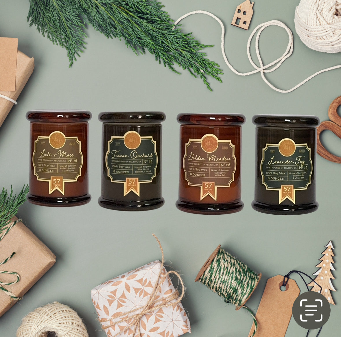 The Gilded Wick Apothecary Collection — Final Edition Jars