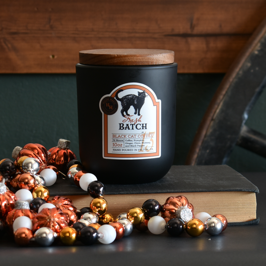 Black Cat Coffee Candle 10 Oz