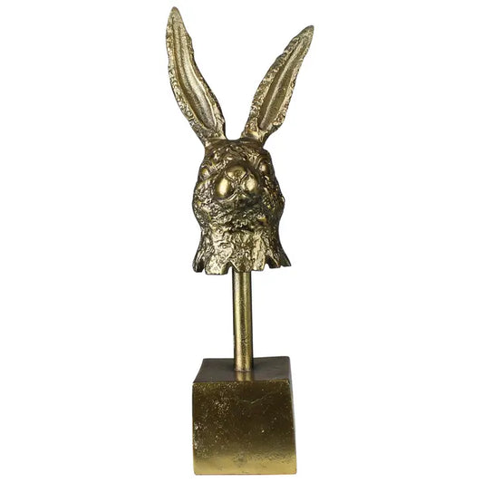 Brass Hare Head