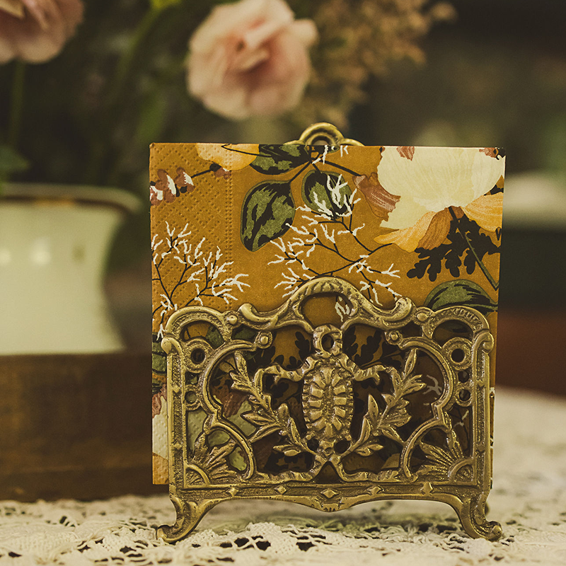Heritage Florals Cocktail Napkin