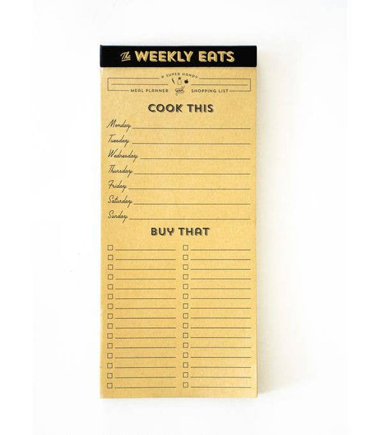 Weekly Eats - Magnetic List Pad
