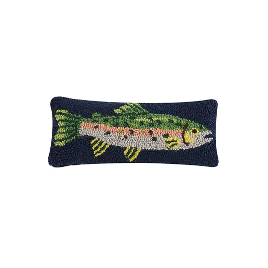 Whimsical Trout Stream Pillow